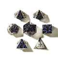 Arcane Steel | Solid Metal Dice | 7 Piece Set