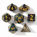 Aurora Spark | Sharp Edge Dice | Resin | 7 Piece Set