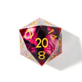 Eye of Fire | 50mm D20 | Oversized Liquid Core Dice | Single Dice