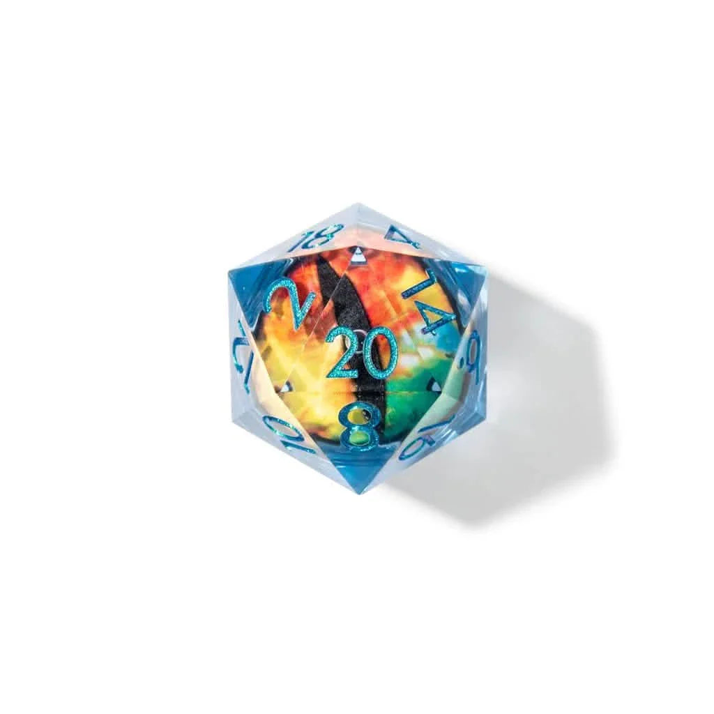 Eye of Destiny 2 | 33mm D20 | Oversized Liquid Core Dice | Single Dice