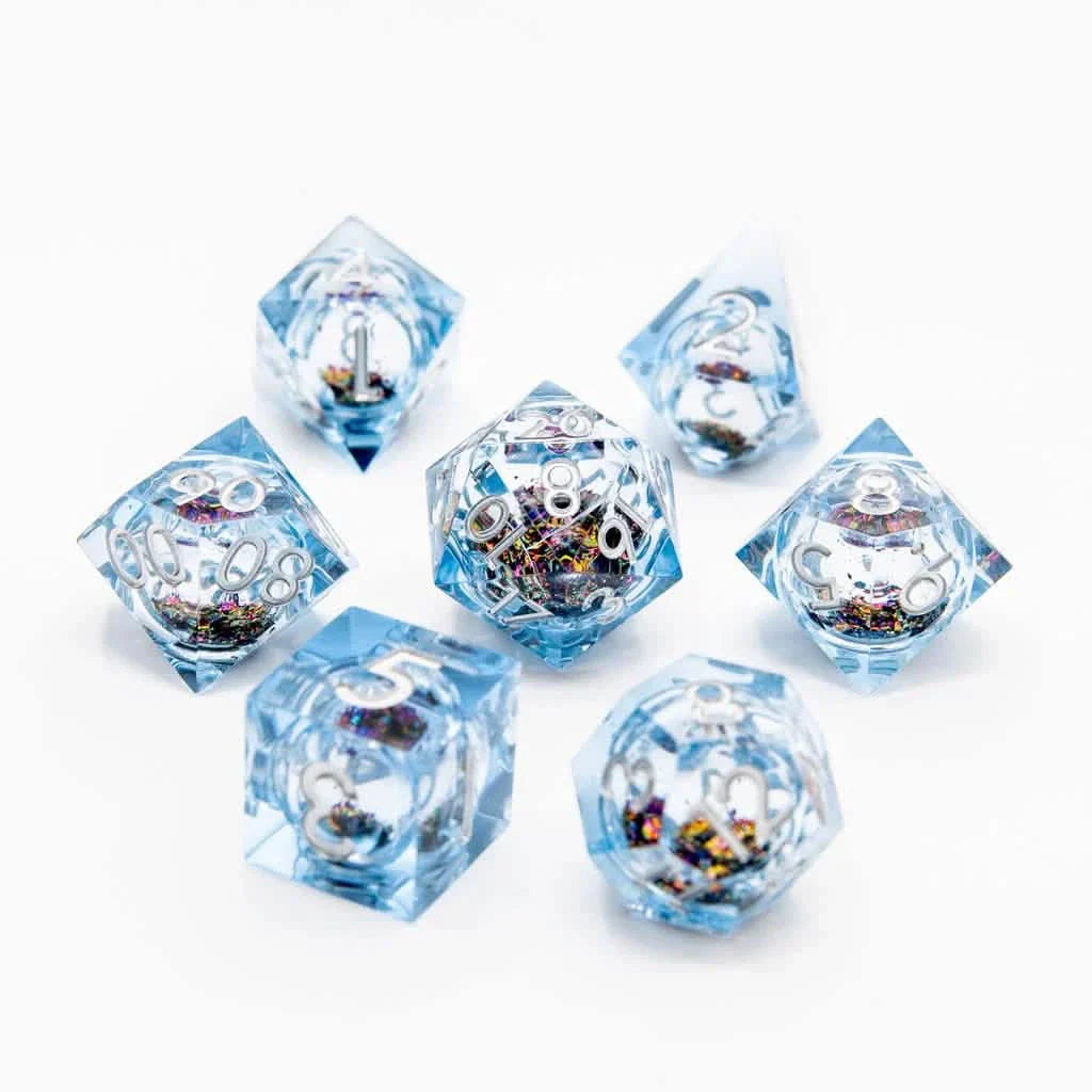 Arcane Prism | Liquid Core Dice | Resin | 7 Piece Set