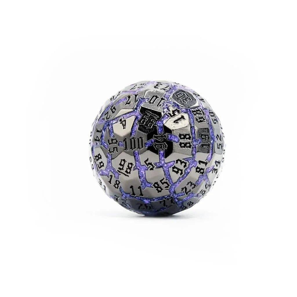 Arcane Steel | Solid Metal Dice | 50MM D100