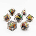 Eye of Stealth | Liquid Core Dice | Resin | 7 Piece Set