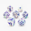 Aura of Mystics | Liquid Core Dice | Resin | 7 Piece Set