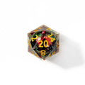Eye of Fortune | 33mm D20 | Oversized Liquid Core Dice | Single Dice