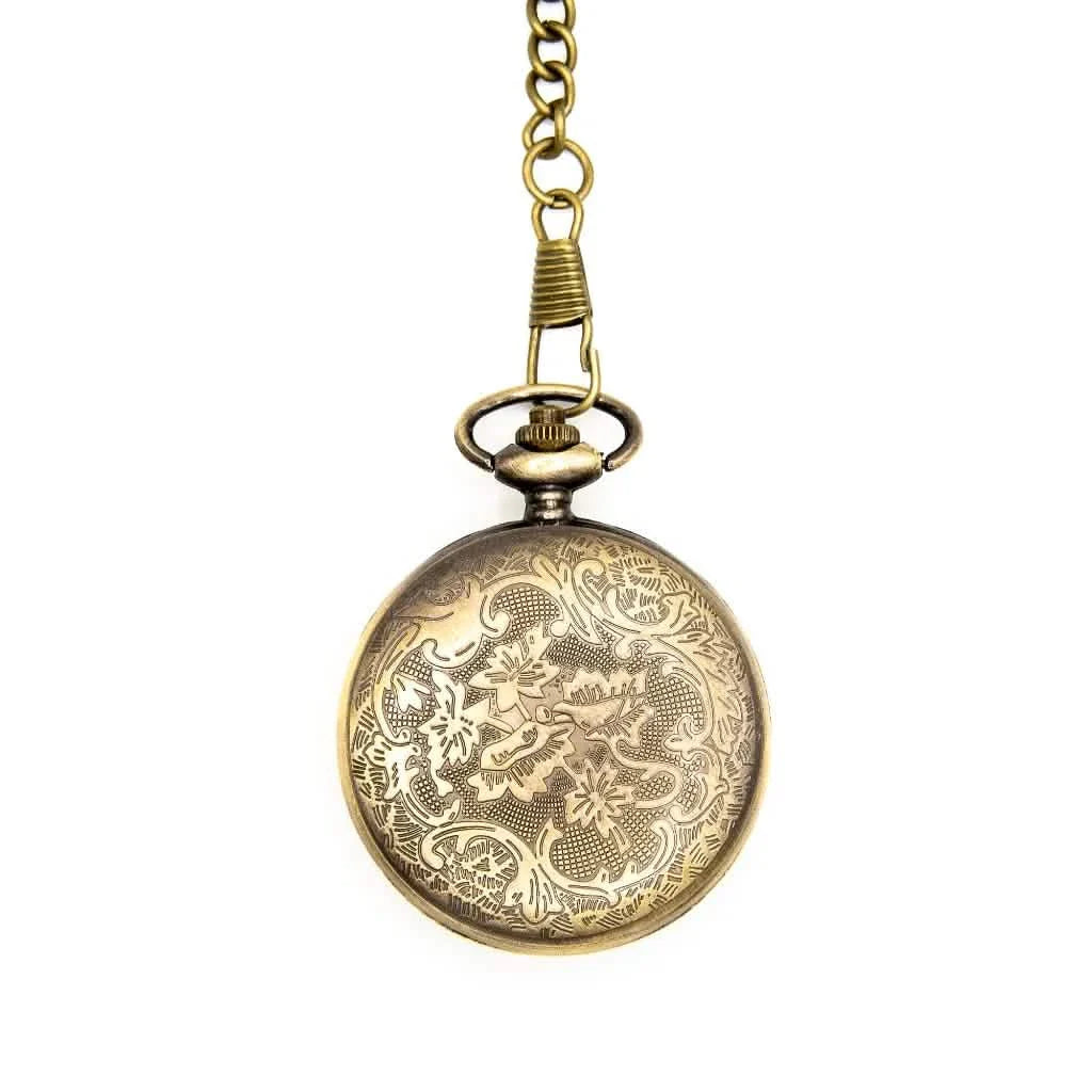 Warden's Chronolock | Pocket Watch Dice Case | Mini Dice | Pocket Watch Case