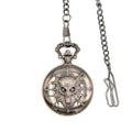 Death's Keeper | Pocket Watch Dice Case | Mini Dice | Ancient Silver