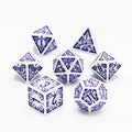 Arcane Twilight | Soft Edge Dice | Acrylic | 7 Piece Set