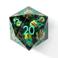 Eyes of Envy | 50mm D20 | Oversized Resin Dice | Single Dice