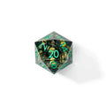 Eyes of Envy | 33mm D20 | Oversized Liquid Core Dice | Single Dice