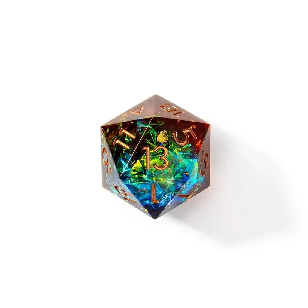 Archer's Dream | 33mm D20 | Oversized Resin Dice | Single Dice