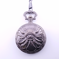 Arcane Overseer | Pocket Watch Dice Case | Mini Dice | Ancient Silver
