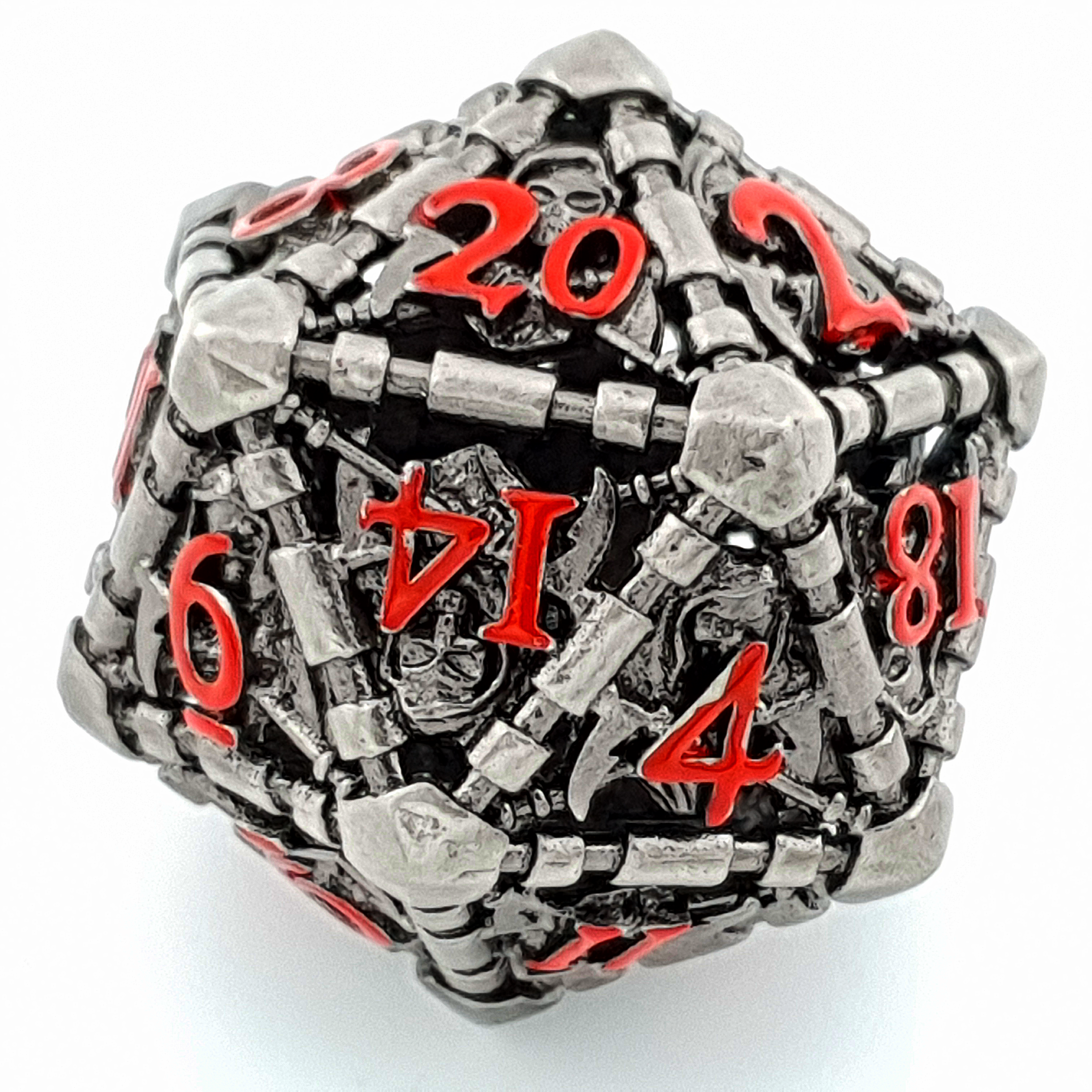 Death's Whisper | Metal Dice | 7 Piece Set