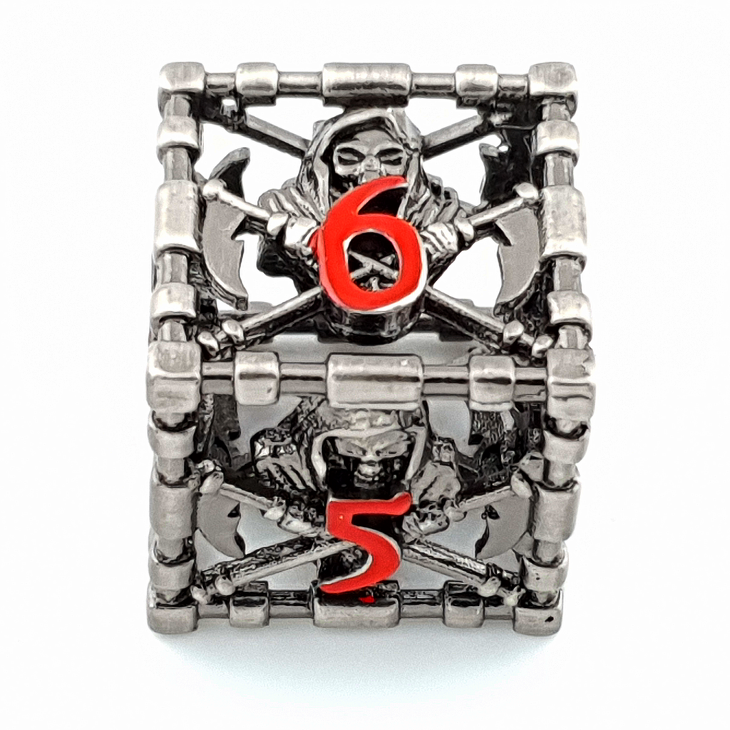 Death's Whisper | Metal Dice | 7 Piece Set