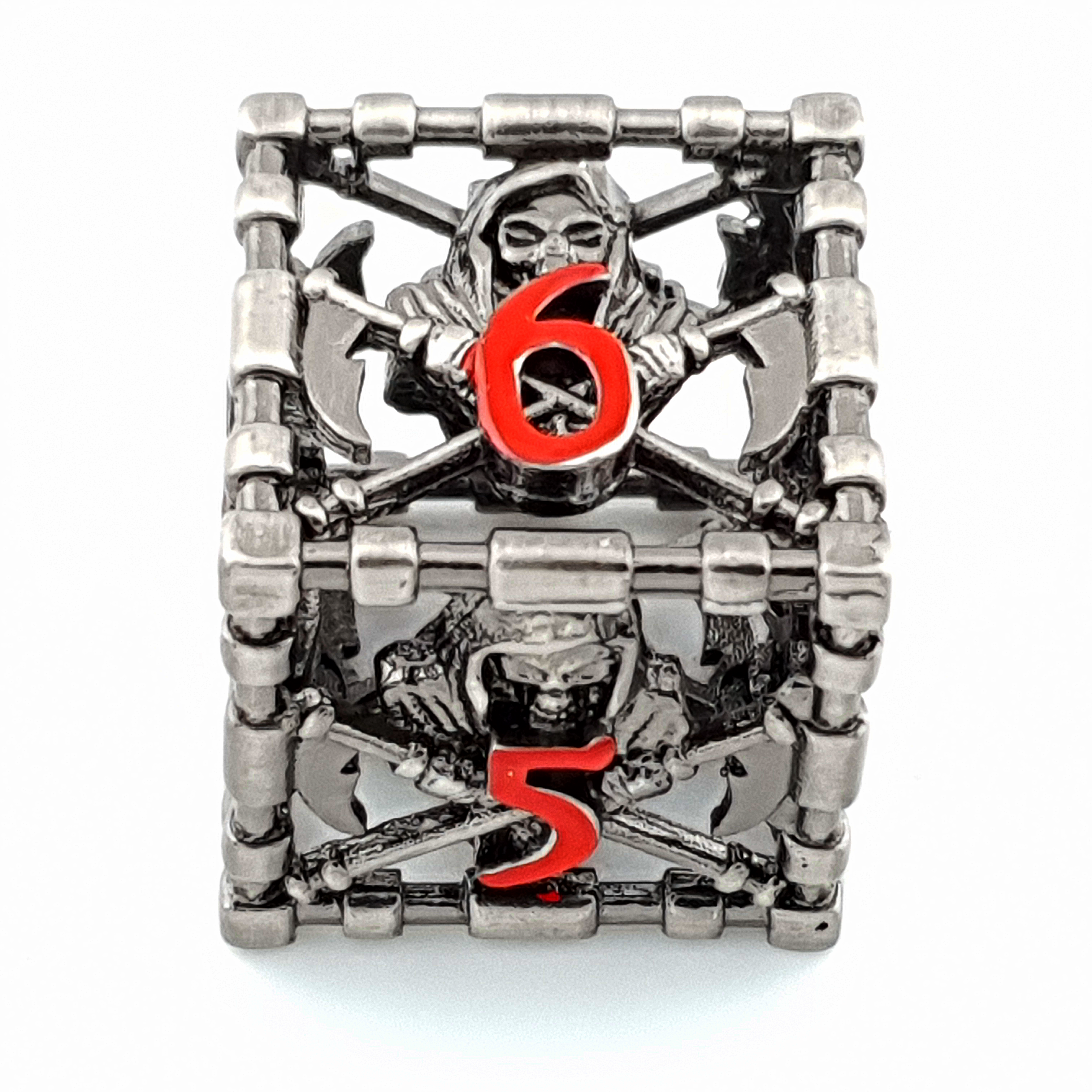 Death's Whisper | Metal Dice | 7 Piece Set