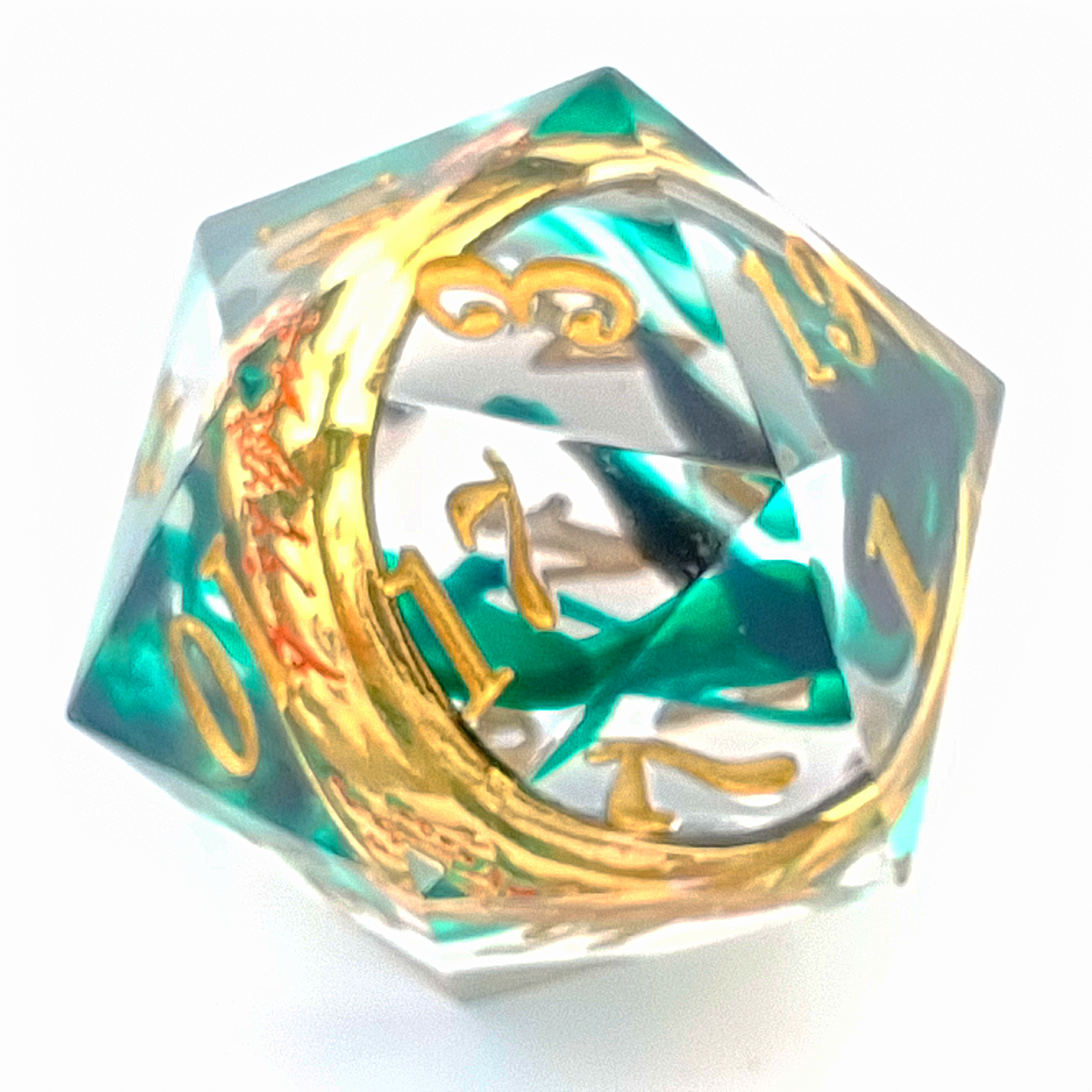 Ring of Envy | Sharp Edge Dice | Resin | 7 Piece Set