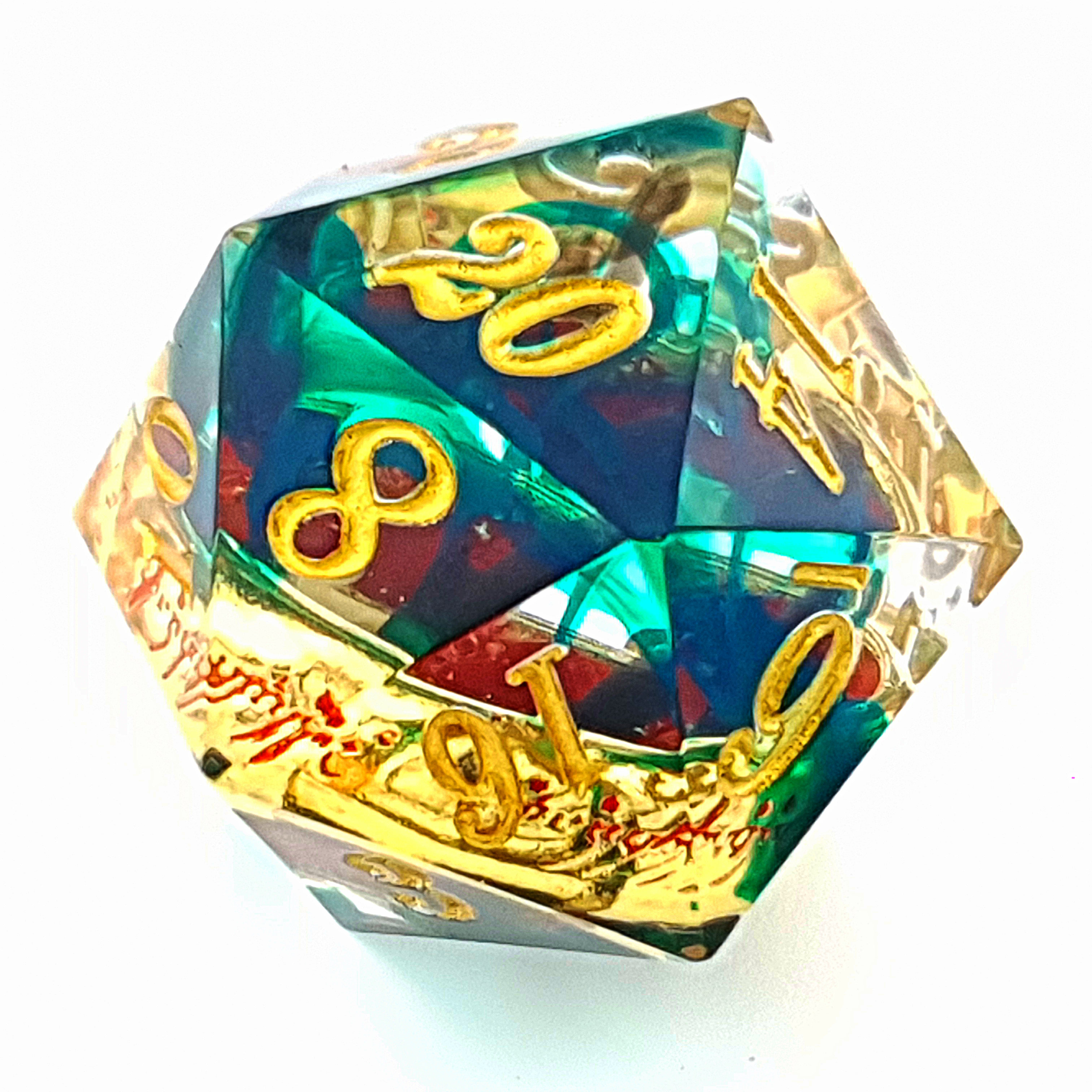 Ring of Envy | Sharp Edge Dice | Resin | 7 Piece Set