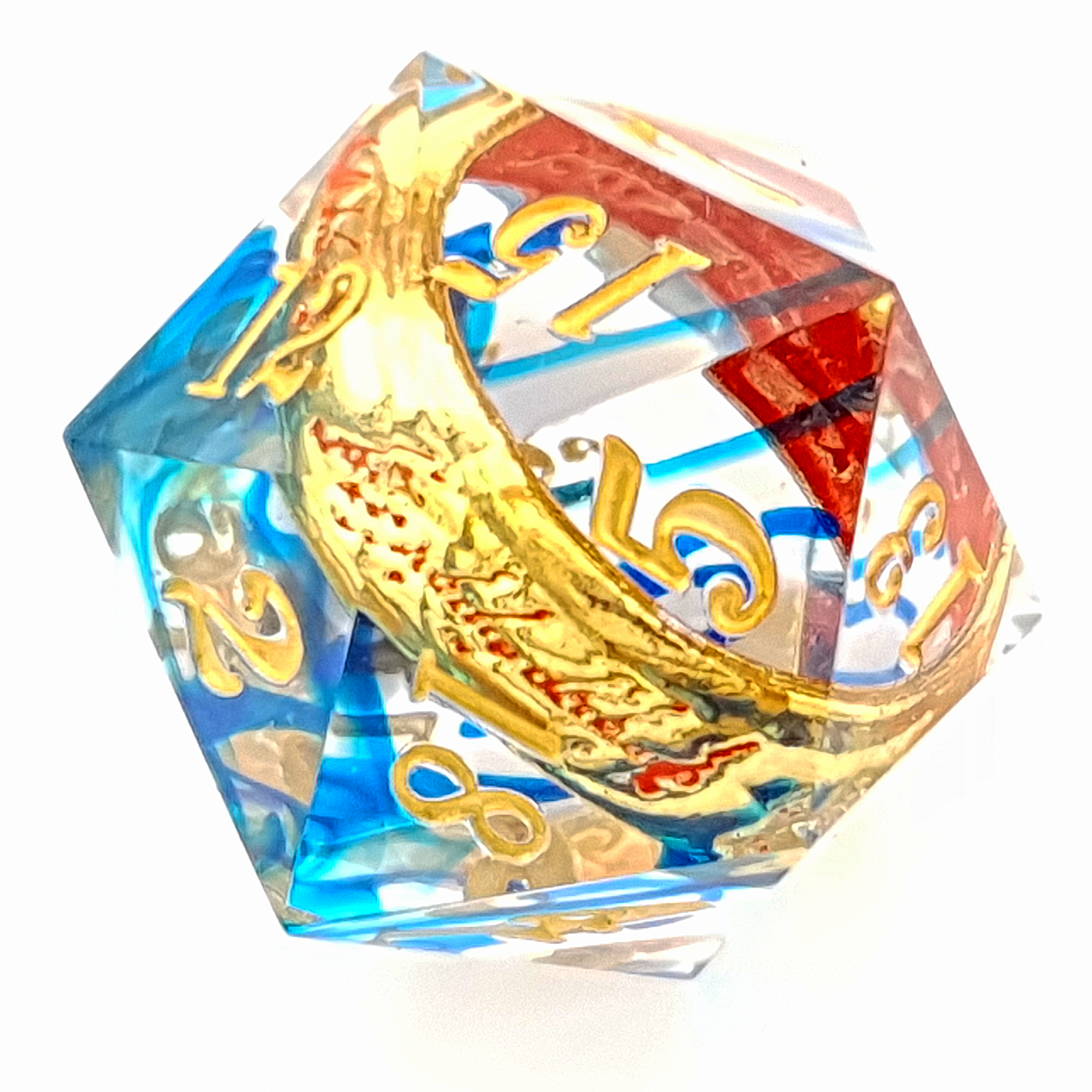 Ring of Sapphire | Sharp Edge Dice | Resin | 7 Piece Set