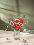 Robotime Rowood Wooden Flower Bouquet 3D Puzzle - 581 Piece DIY Craft Kit