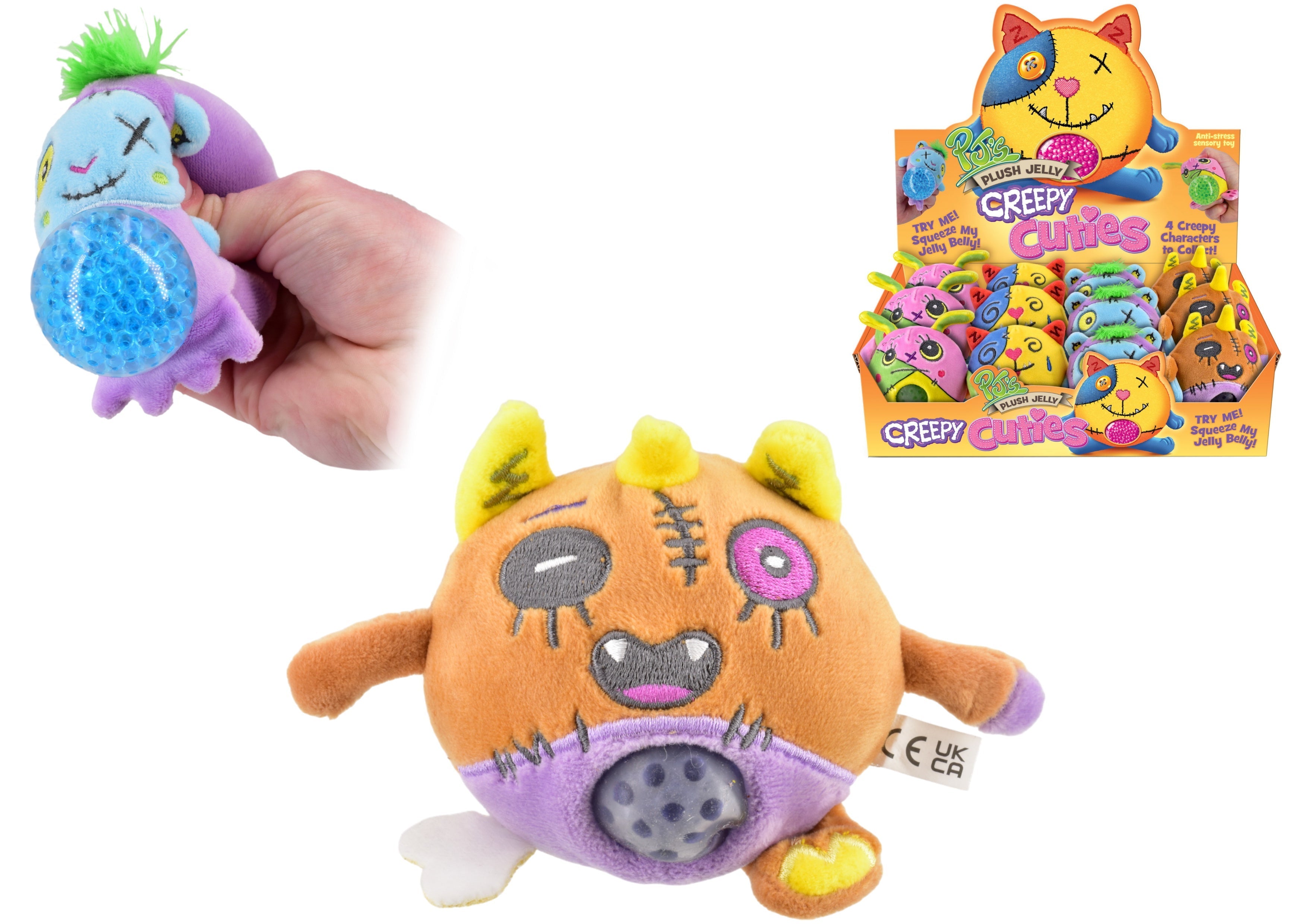 Snaps Creepy Cuties Plush Jelly Squeezers – Sensory Collectible Toy