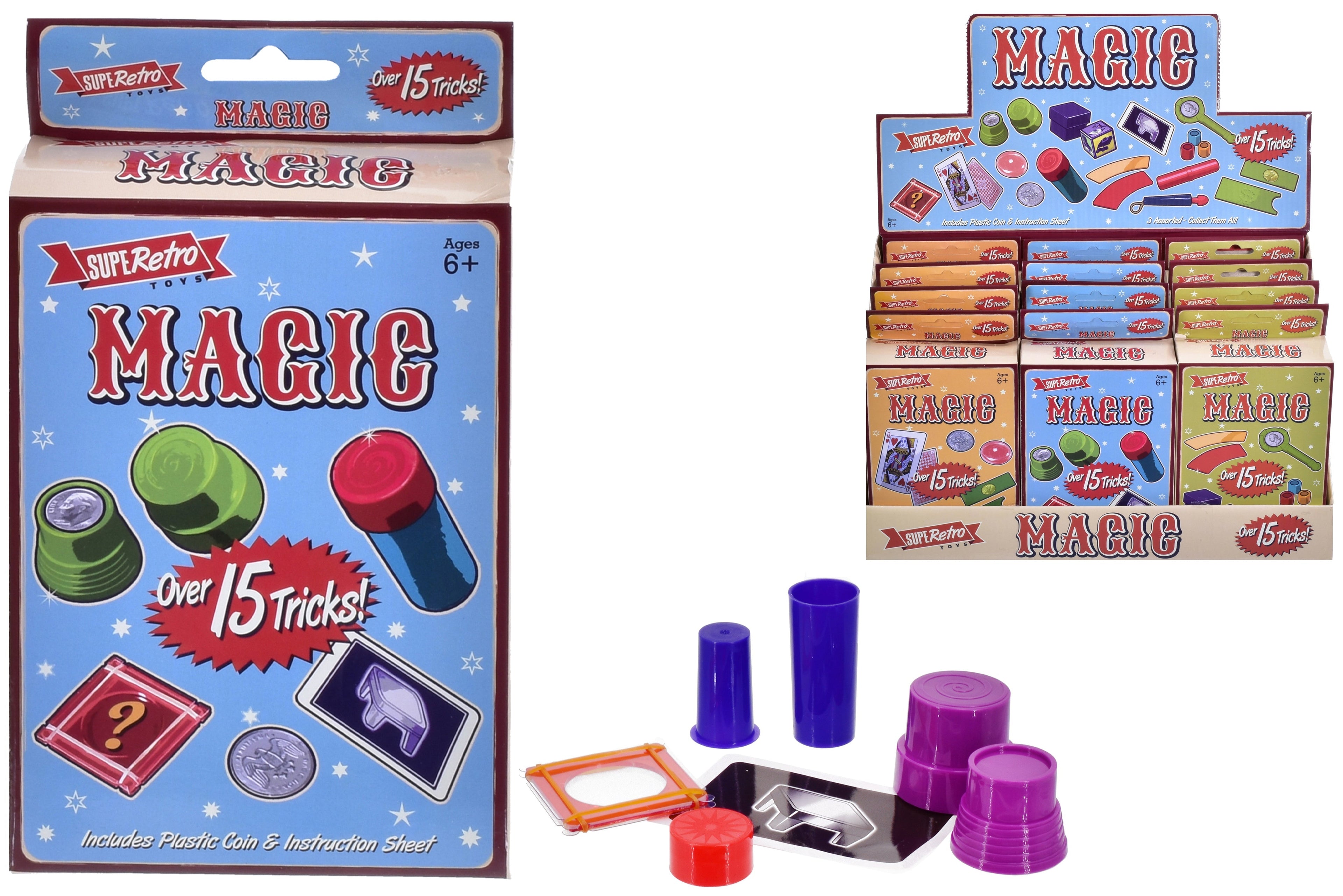 Magic Tricks Assortment by Snaps – 15 Piece Illusion Kit for Kids