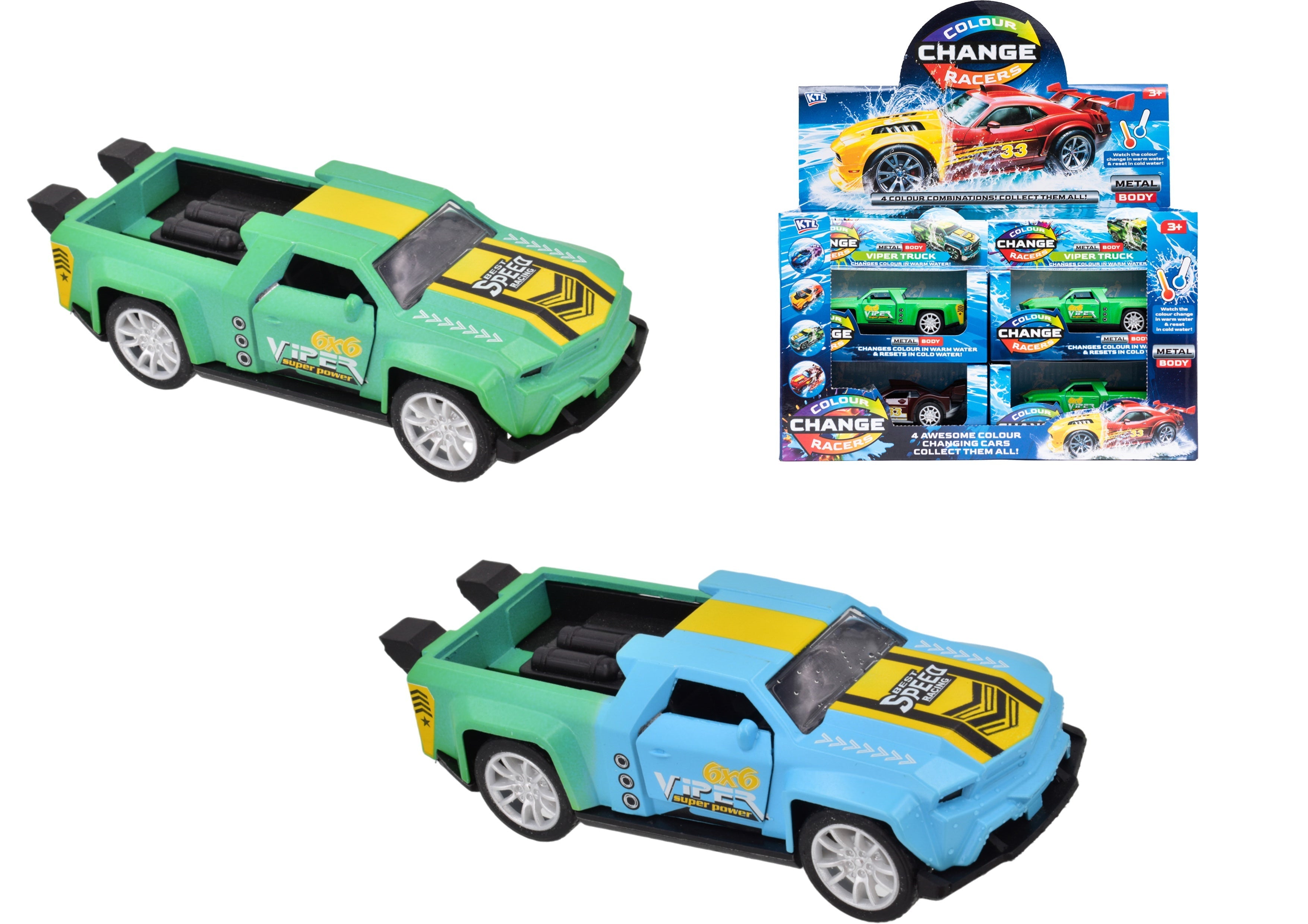 Snaps Colour Changing Diecast Toy Cars – Magic Collectible Vehicles