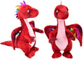 Snaps Plush Dragon Toy – 30cm Stuffed Animal with Rainbow Wings