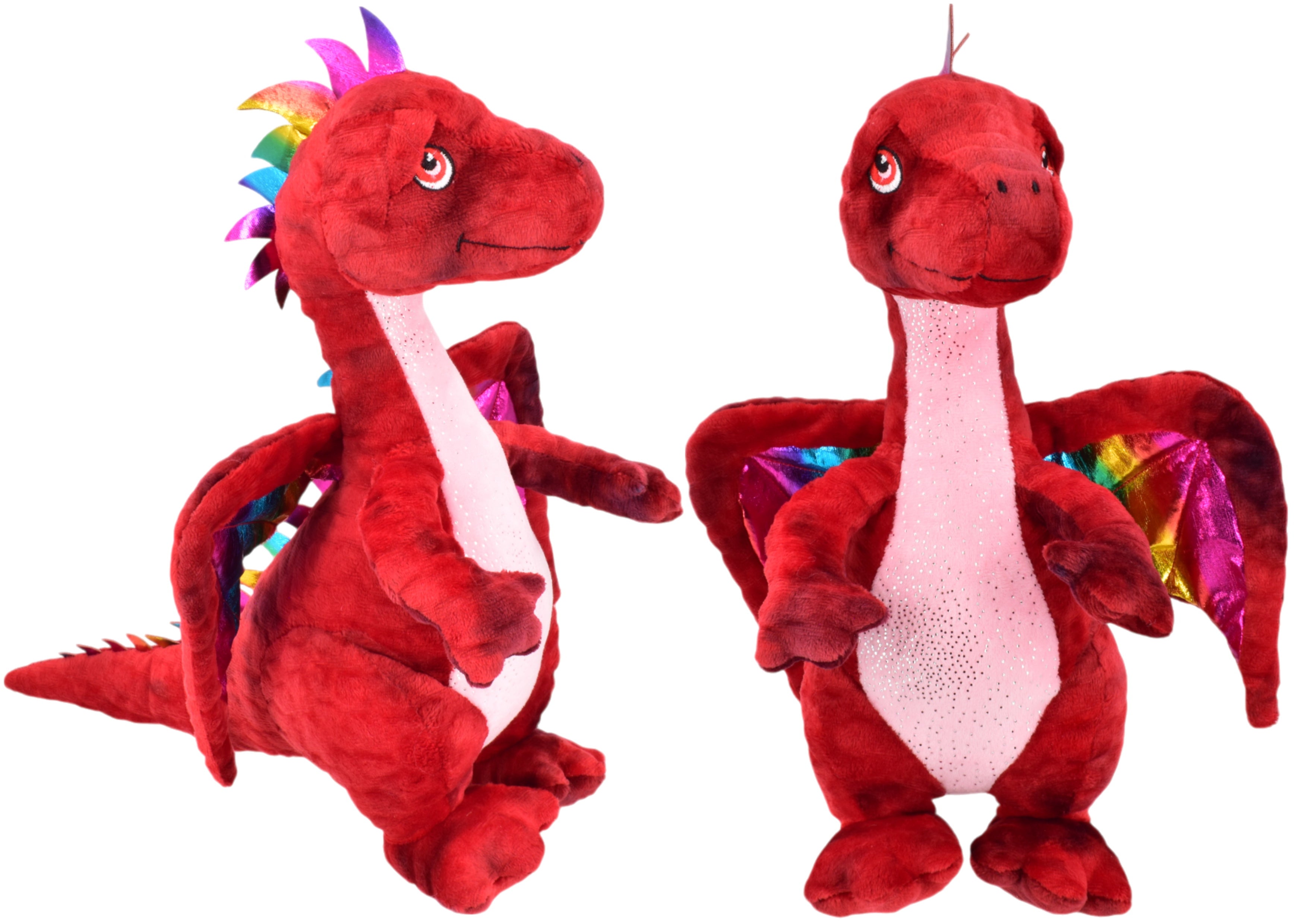 Snaps Plush Dragon Toy – 30cm Stuffed Animal with Rainbow Wings