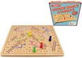 Snakes and Ladders Retro Wooden Board Game by Snaps – Vintage Style