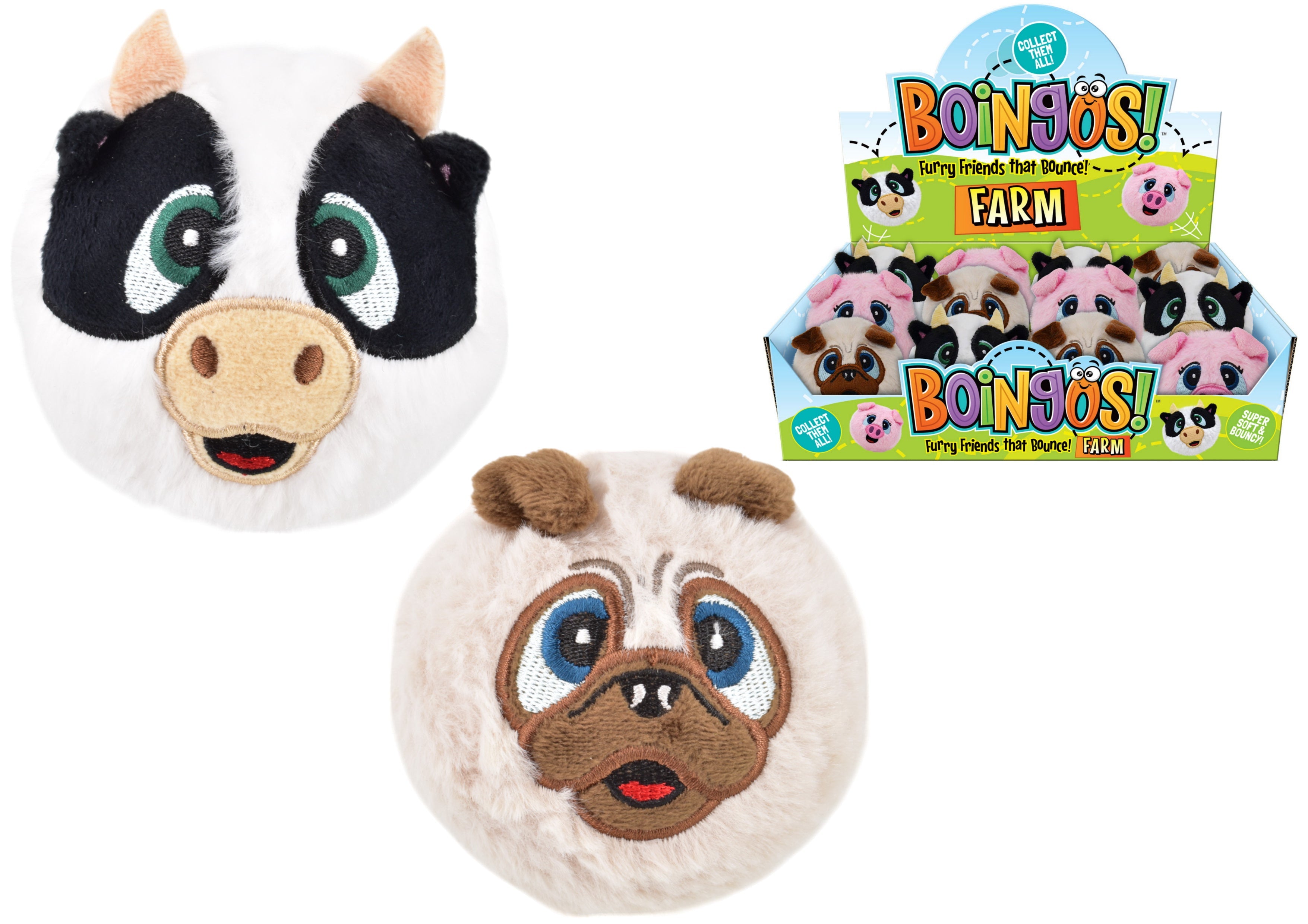 Snaps Boingo's Ball Farm Durable Dog Fetch Toy - Assorted Styles