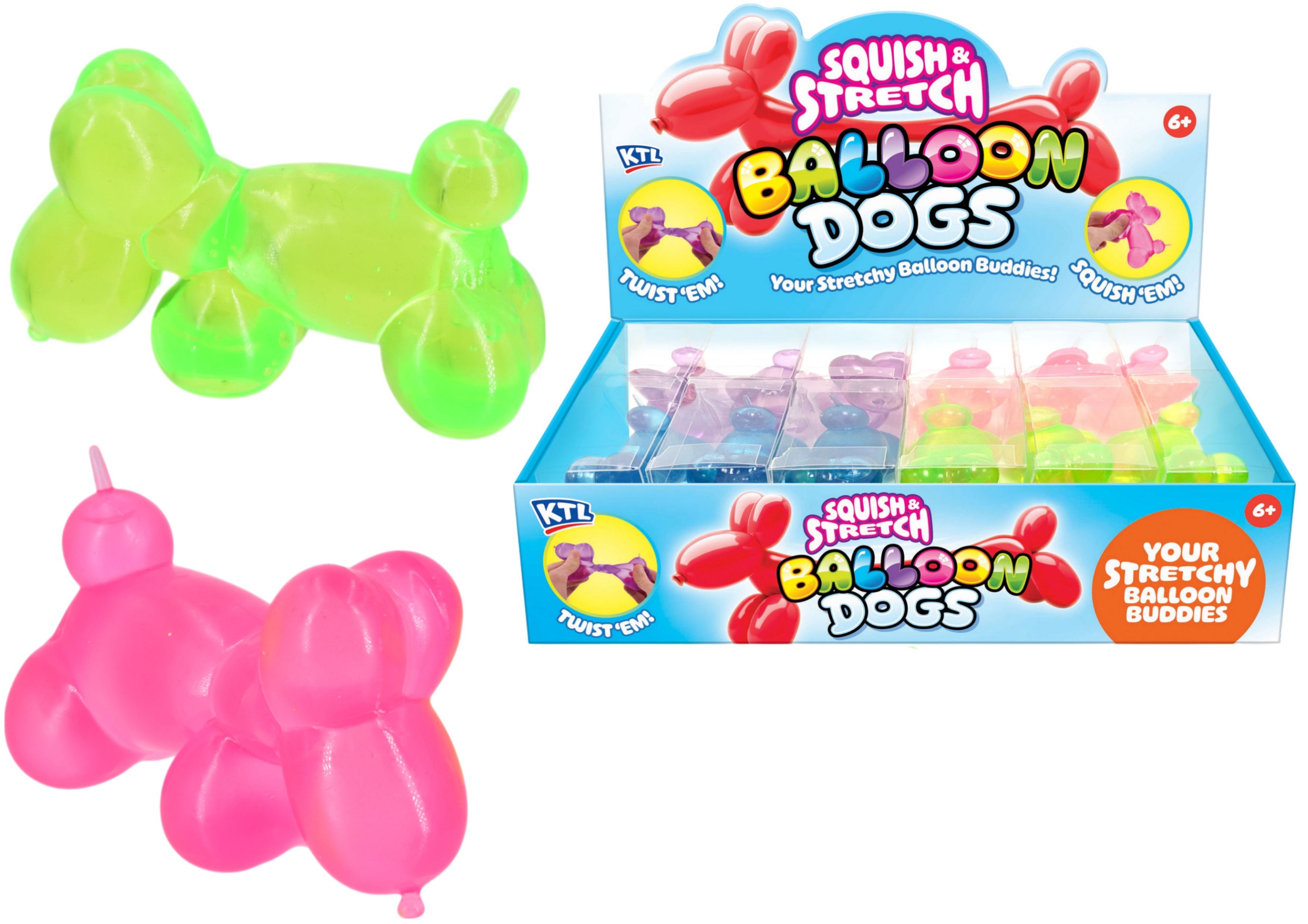 Snaps Squidgy Balloon Dog – Squishy Sensory Stress Relief Fidget Toy