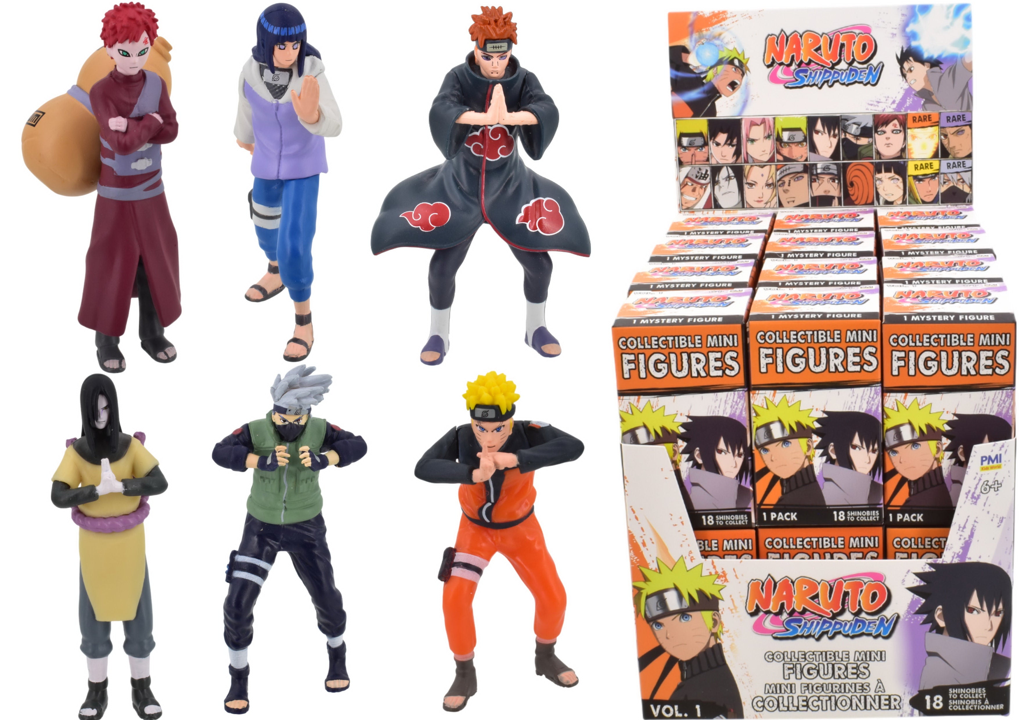 Naruto Collectible Action Figures - Snaps Series 1 Blind Box Toy