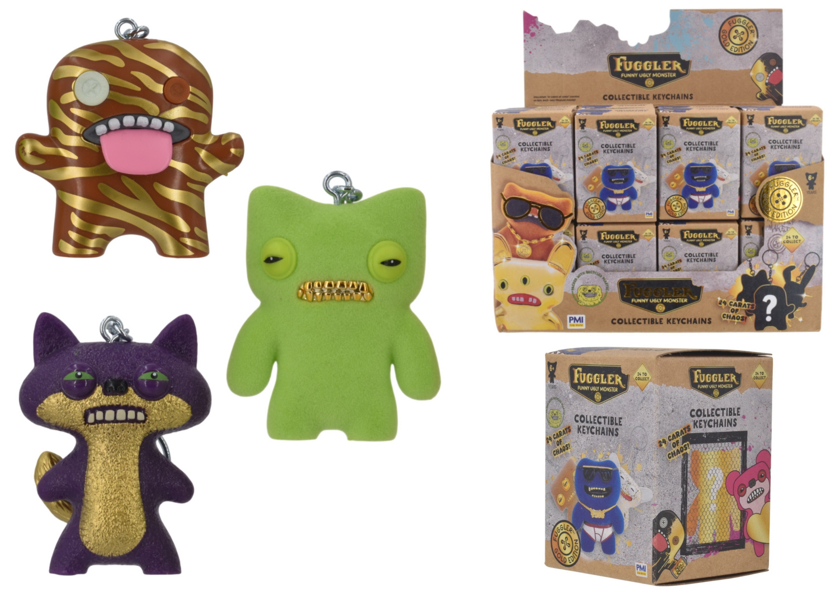 Fuggler Collectible Plush Keychain – Mystery Blind Box by Snaps