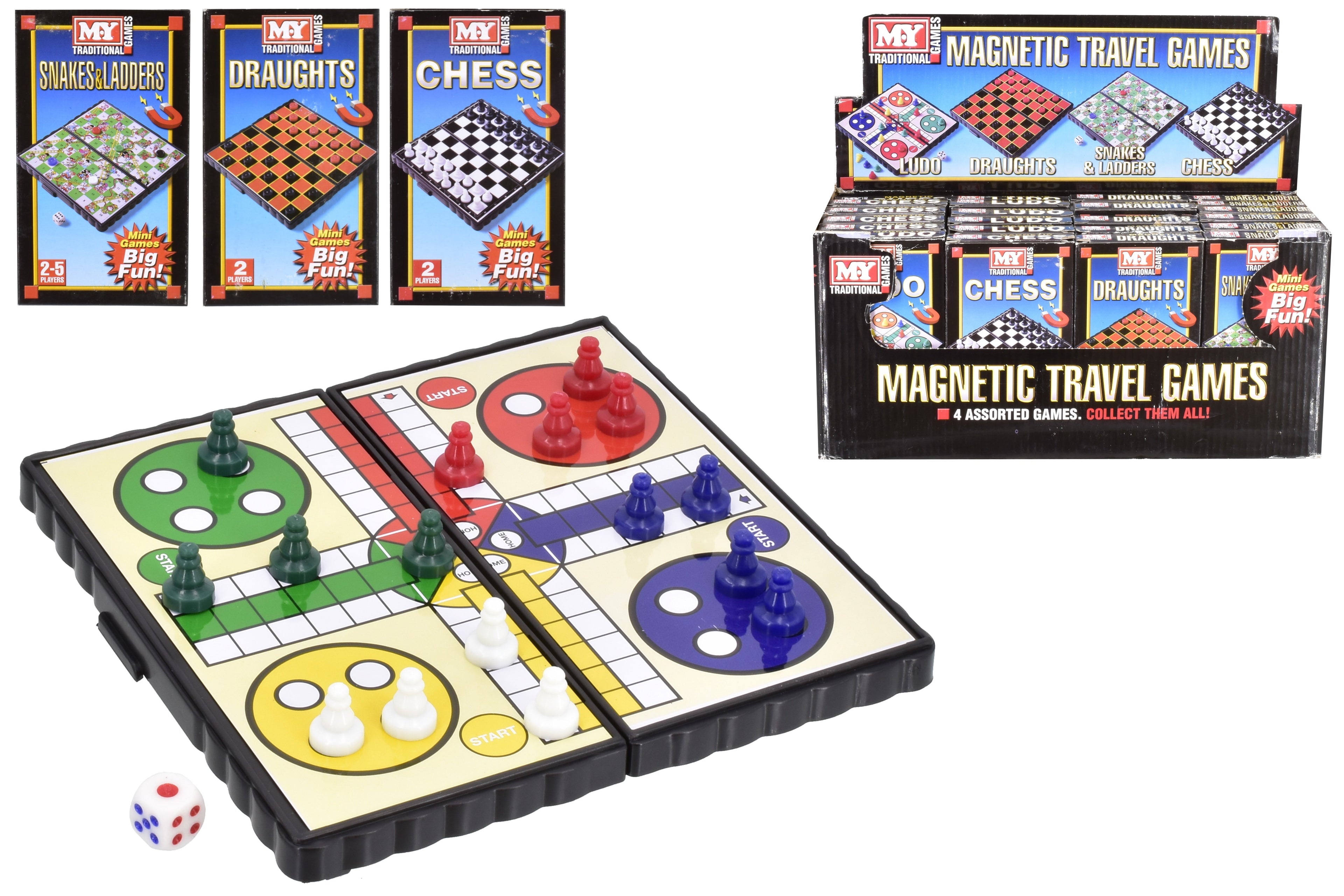 Snaps Magnetic Travel Games – Portable Board Games for Kids and Family