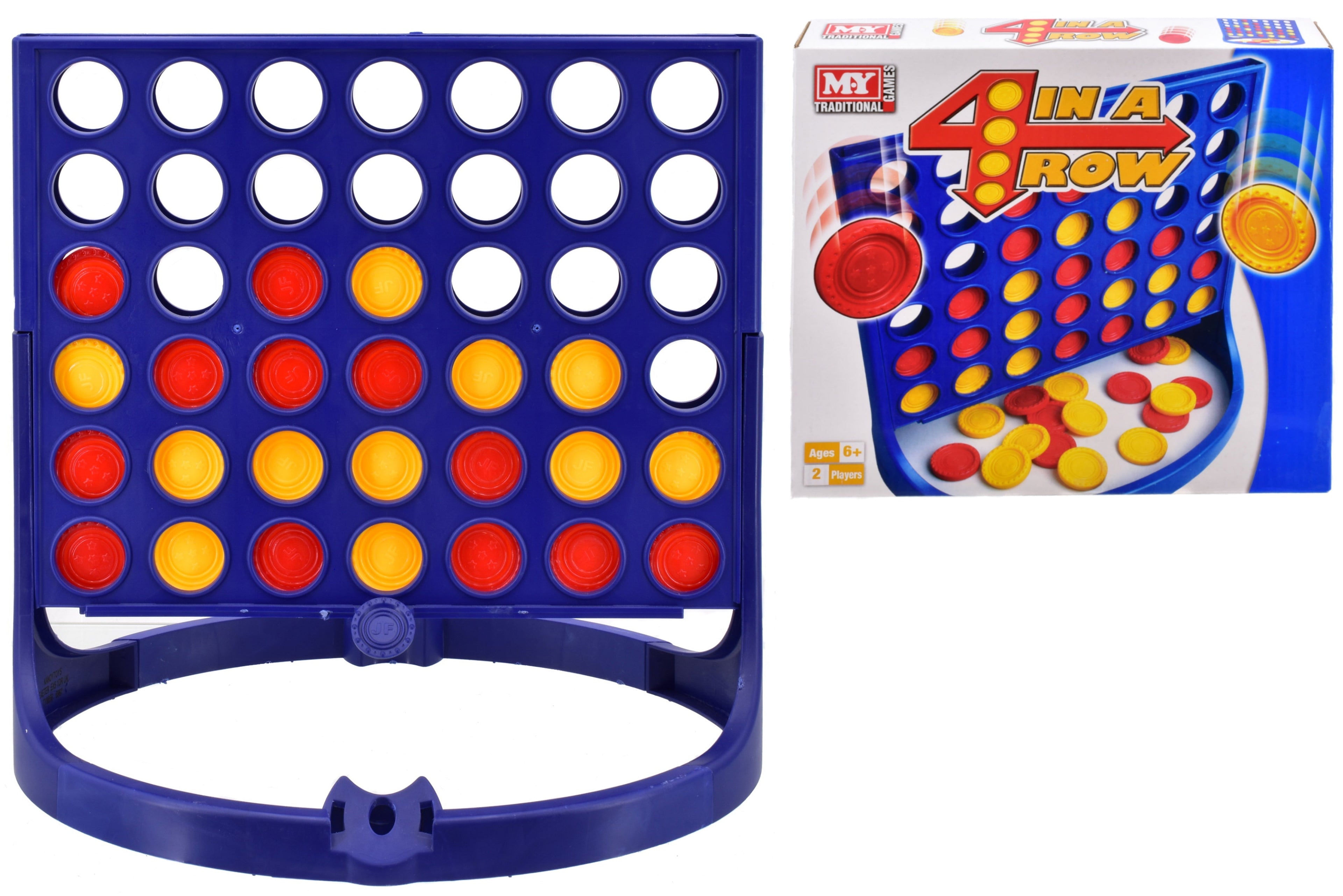 Line Up 4 Strategy Board Game | Classic Family Tabletop Game by Snaps