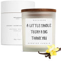 Mogarden Thank You Candle – Luxury Vanilla Amber Soy Wax Gift, 220g