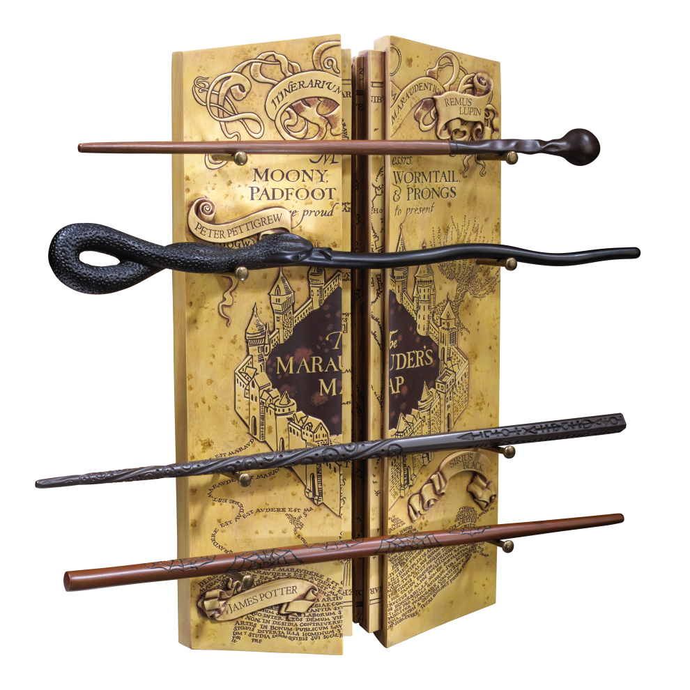 Harry Potter Marauders Wand Collection – Noble Collection Wall Display
