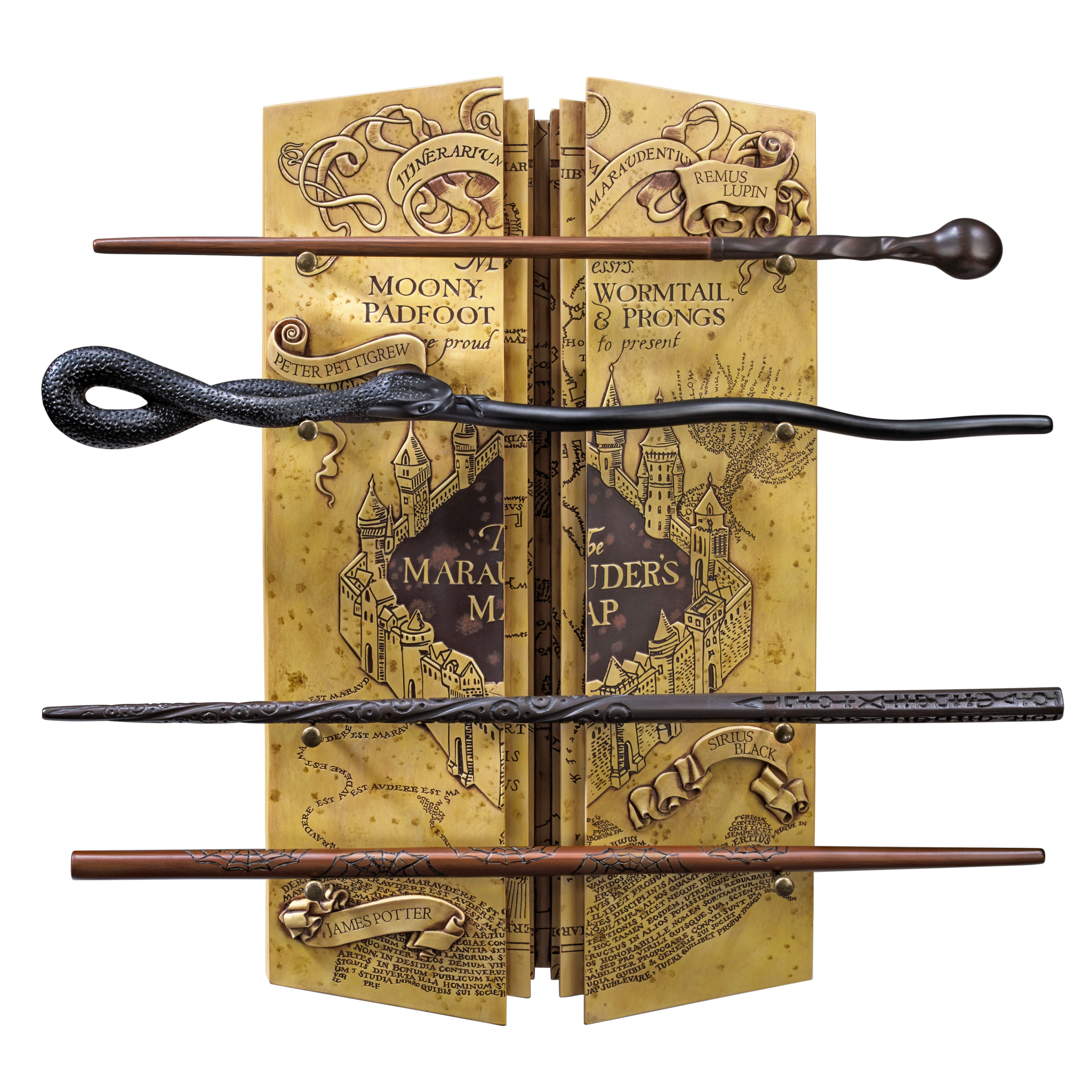 Harry Potter Marauders Wand Collection – Noble Collection Wall Display