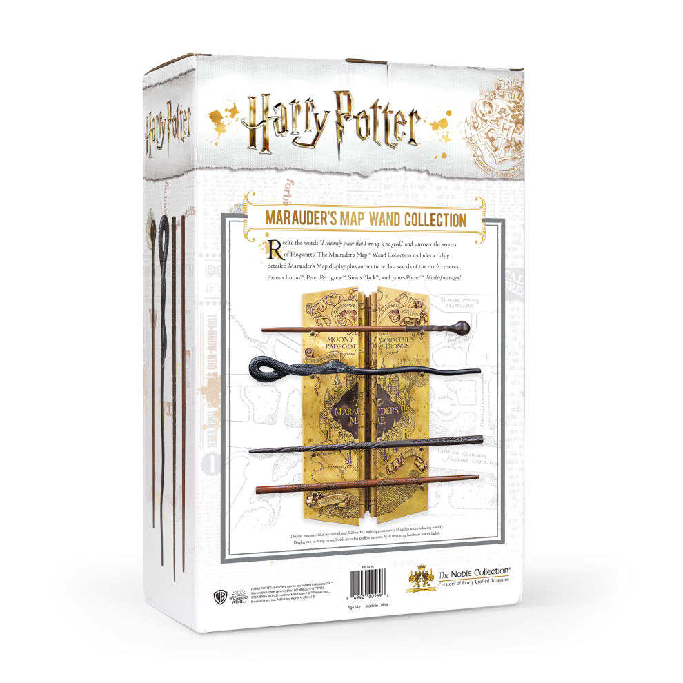 Harry Potter Marauders Wand Collection – Noble Collection Wall Display