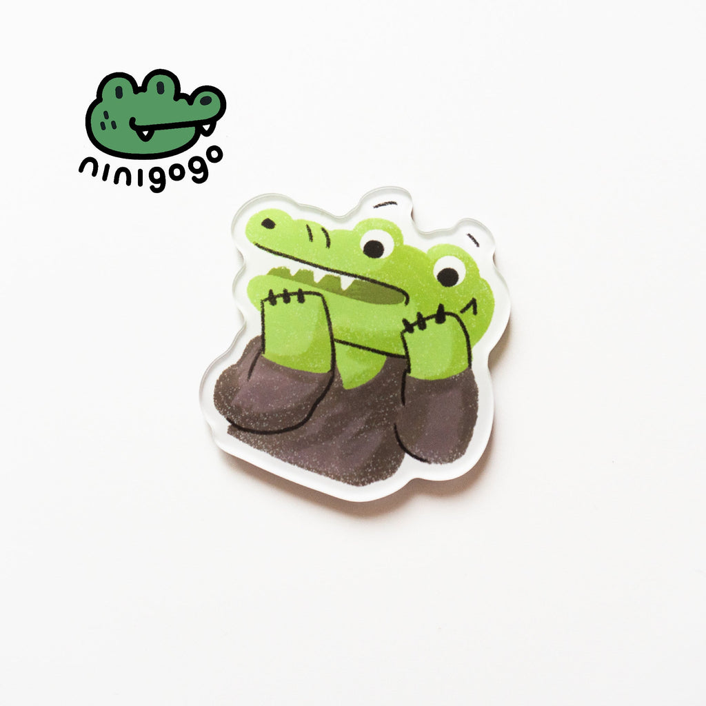 Cat Magnet - The Scream Feline Art Fridge Decor by LuLuFun Studio