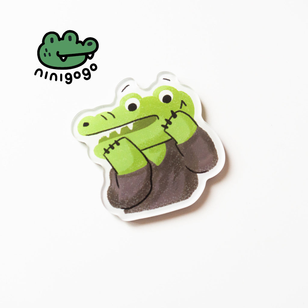 Cat Magnet - The Scream Feline Art Fridge Decor by LuLuFun Studio