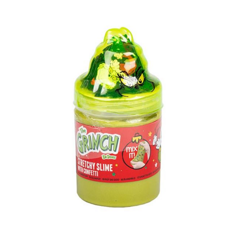 PoundFun The Grinch Slime & Confetti Tub - Festive Sensory Play Toy