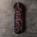 Uggly & Co Red Lightning Maple Wood Skateboard Deck - 8.25 Inches