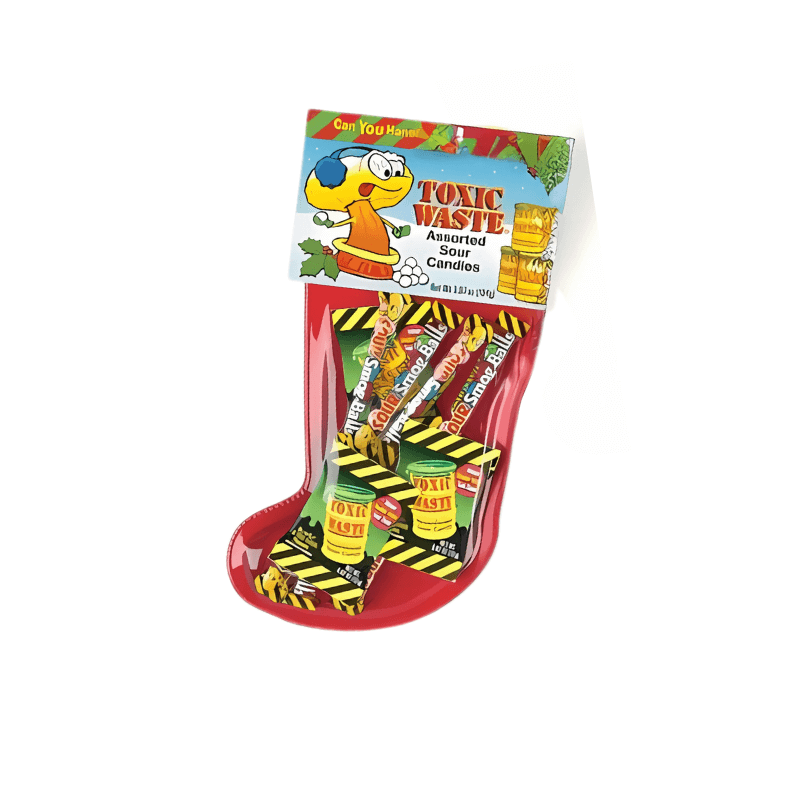 Toxic Waste Sour Sweets Christmas Stocking – Extreme Sour Candy Gift