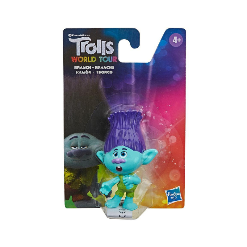 Trolls World Tour Branch Collectible Figure - Blue Toy by PoundFun
