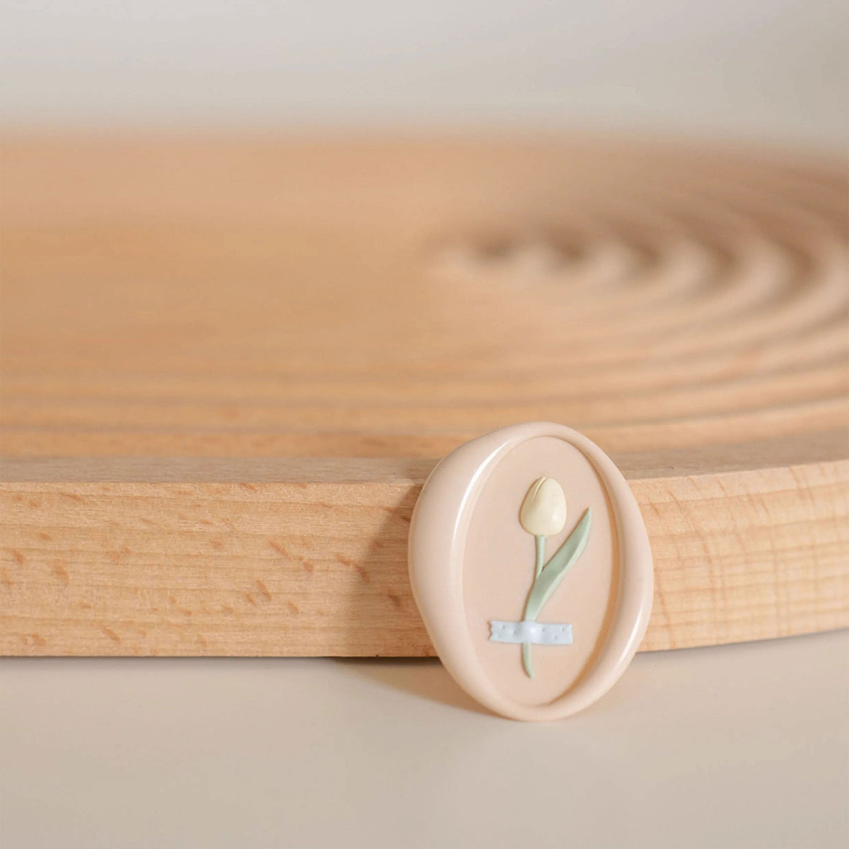 LuLuFun Studio Tulip Wax Seal Stamp – Custom Stationery Crafting Tool