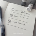 LuLuFun Studio Mini Portable Self-Inking Photosensitive Round Stamp