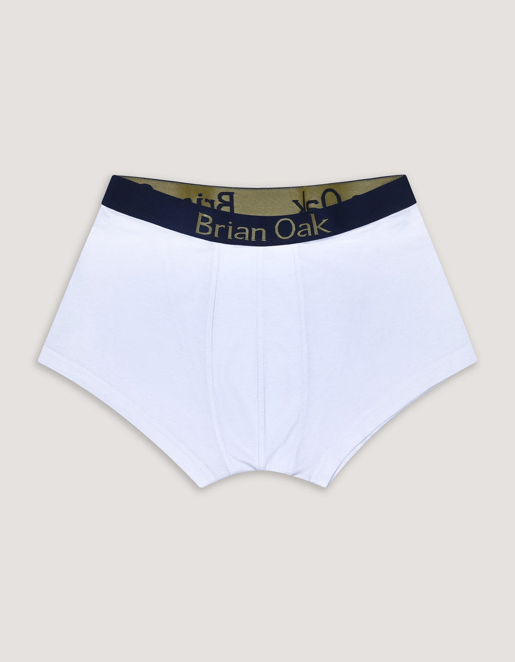 White Cotton Stretch Boxer Trunk