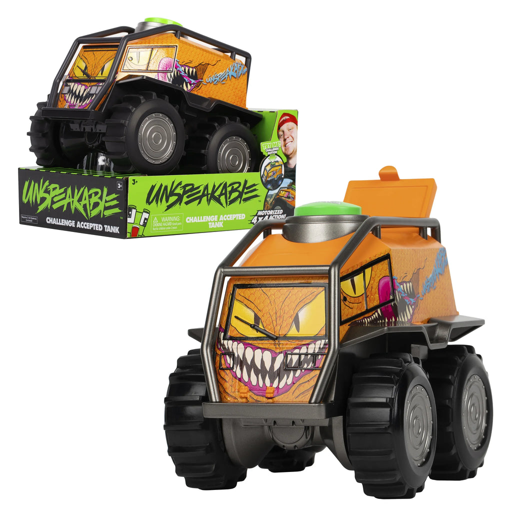 Unspeakable Challenge Accepted Tank Toy - 4WD Adventure Vehicle by Snaps