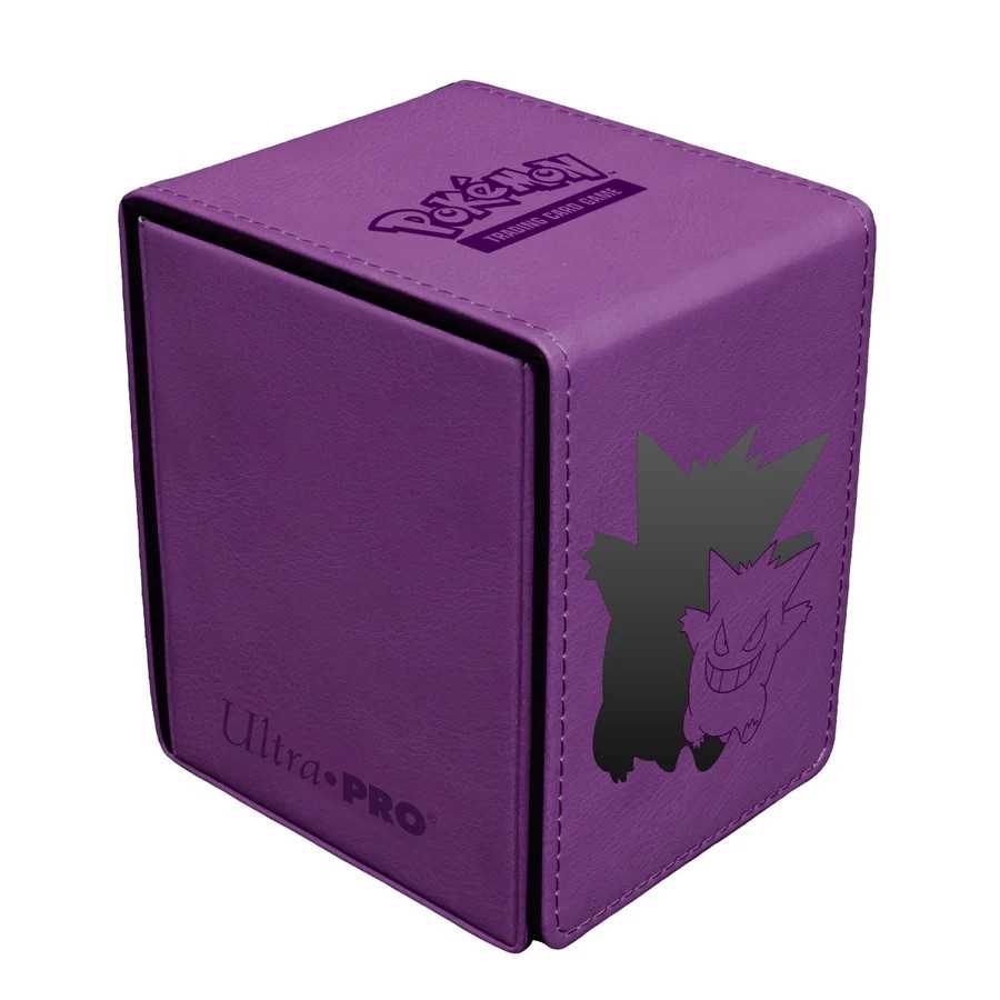 Pokemon Gengar Elite Series Alcove Flip Deck Box - Holds 100+ Cards